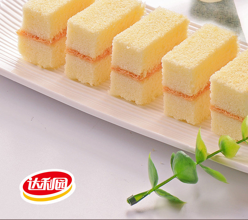 糕点早餐达利园品质长崎蛋糕400g2袋休闲零食传统西式糕点