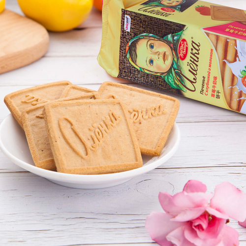 爱莲巧 俄罗斯大头娃娃饼干5*190g