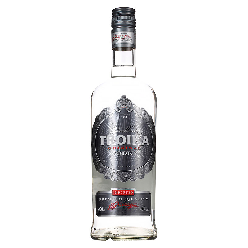 拉脱维亚原装进口洋酒troika伏特加洋酒伏特加口碑好店