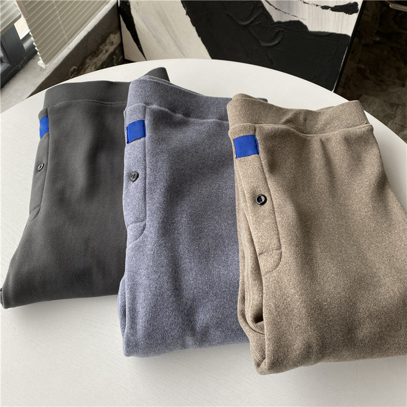 科及面料！三秒速热驼绒！男女加绒打底裤2020冬季新款保暖长裤子