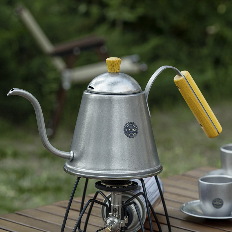 咖啡日本制作所aoyoshi复古手冲壶细口不锈钢烧水壶长嘴咖啡壶