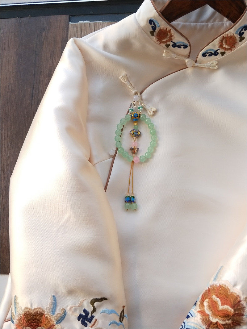 旗袍压襟莺歌配饰女中中式延禧攻略如懿传同款胸针