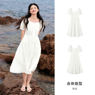 礼金！！森马女连衣裙黑色复古显白