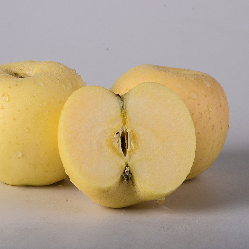 新鲜香甜金帅山东烟台黄元帅10刮泥粉面苹果水果栖霞4斤批红富士