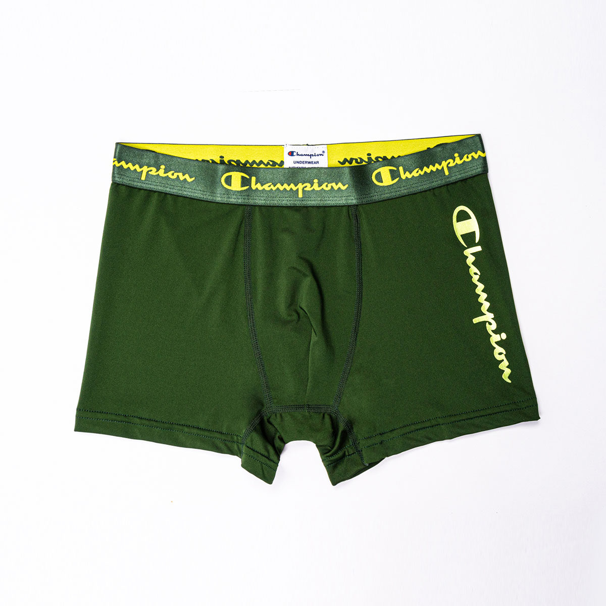 内裤champion冠军男士经典logo透气舒适灰色四角平角裤