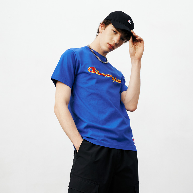 champion冠军短袖2022夏季新款官网情侣装纯棉宽松t恤