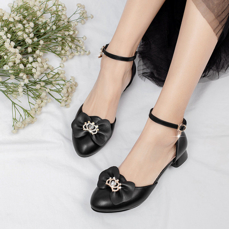 女童包头凉鞋2021夏季新款儿童高跟公主小女孩凉鞋