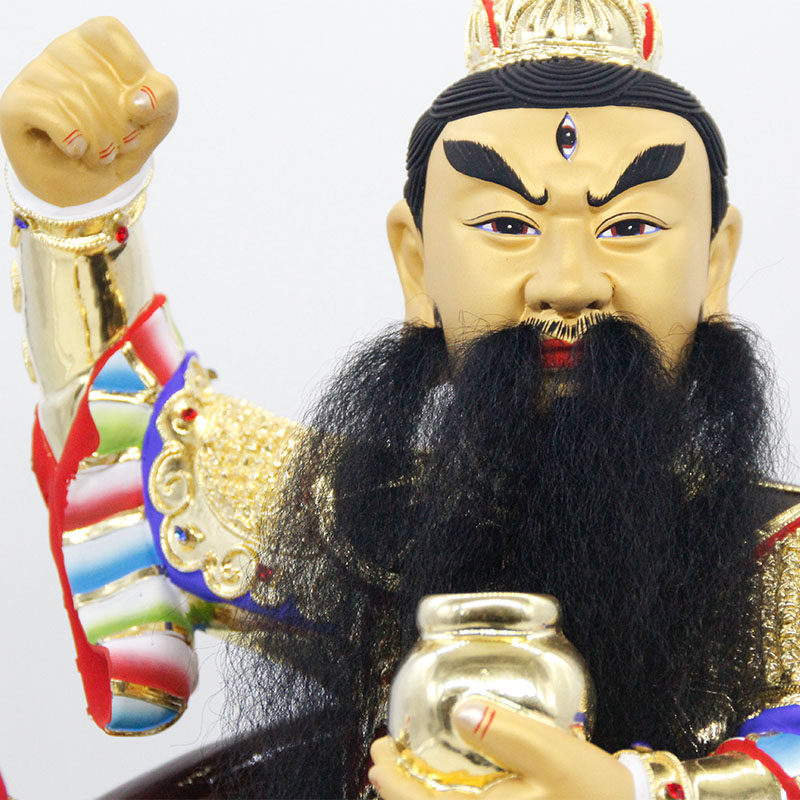 手工香樟樟木雕刻雷祖神像雷声普化应元天尊木雕