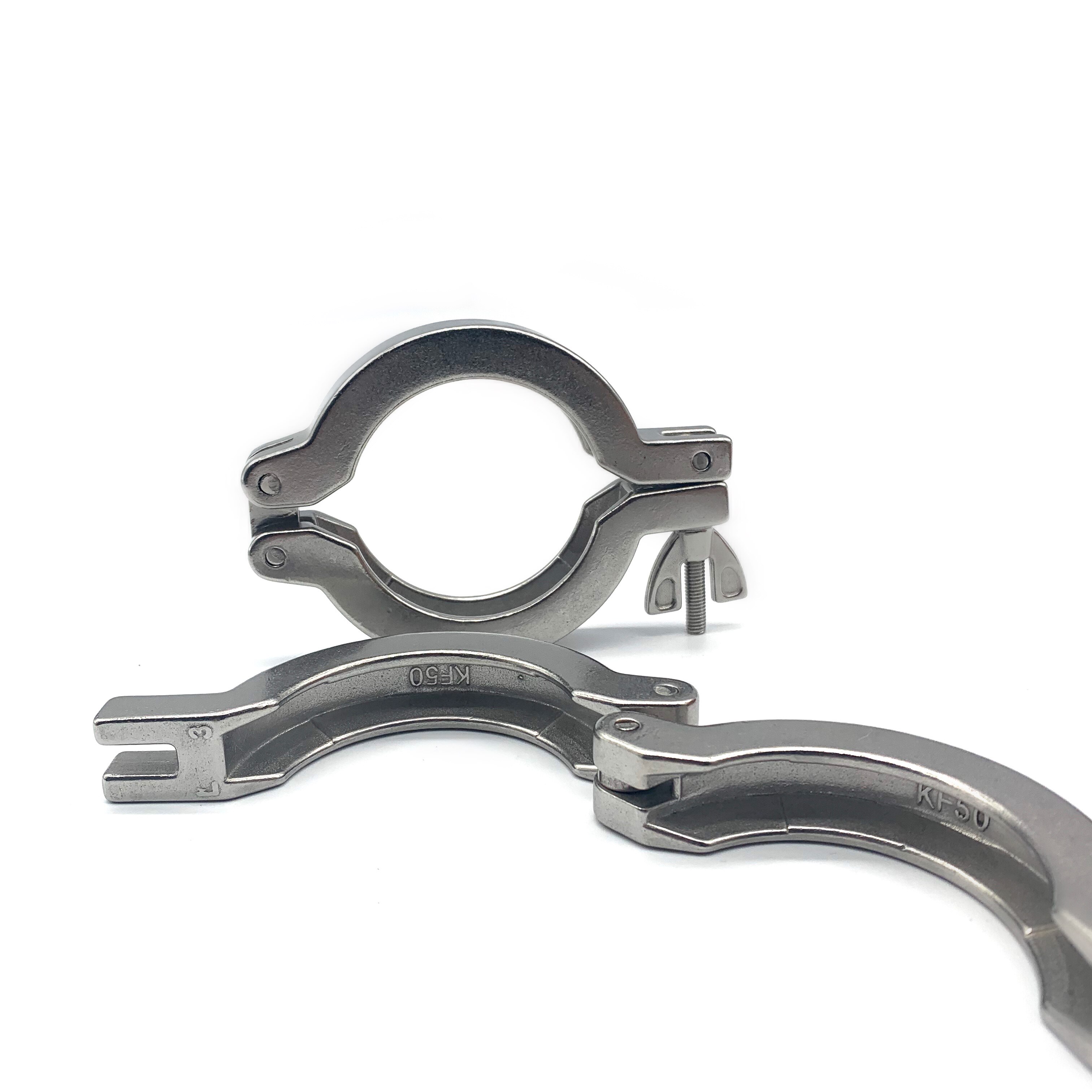 卡箍kf快装真空不锈钢抱箍铸管kf16卡箍