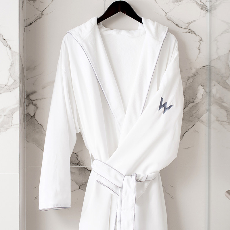 浴袍酒店连帽长款男女带帽情侣星级酒店超细纤维浴裙