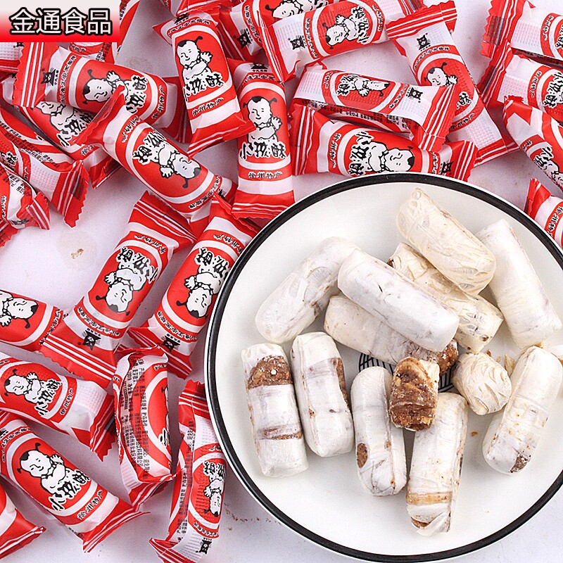 徐州特产金氏黑猫牌小孩酥糖450g袋装酥心糖喜糖小儿酥8090后糖果