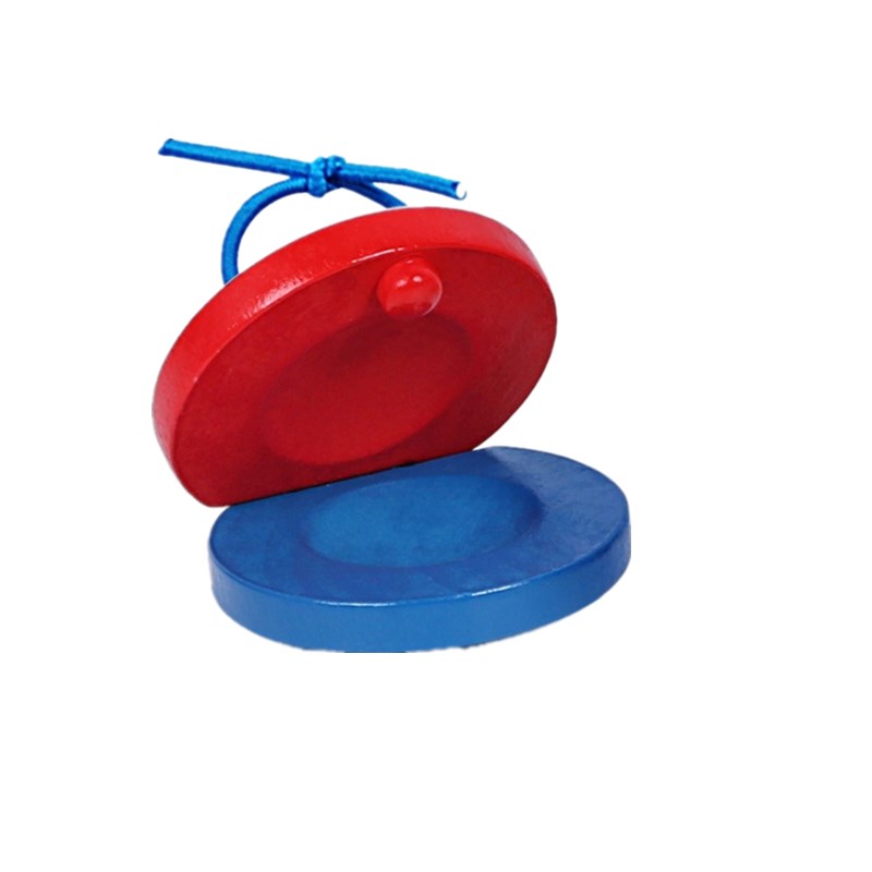 郑州发货卡通木质响板儿童幼儿园早教打击乐器圆舞打击乐器