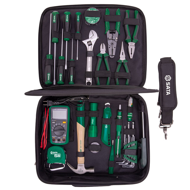 电工套装世达工具32件维修专用工具包万用表组合组合套装