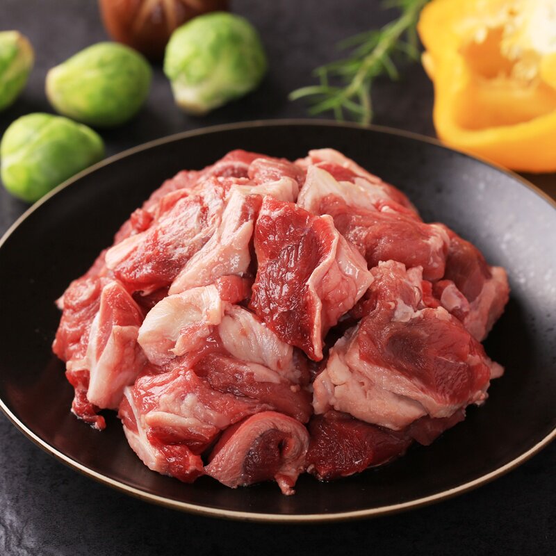 牛肉科尔沁筋头巴脑500g新鲜内蒙古草原生鲜带筋生牛肉