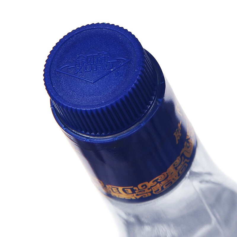 叙府大曲蓝标52度浓香型纯粮食白酒500ml6瓶整箱装光瓶口粮酒