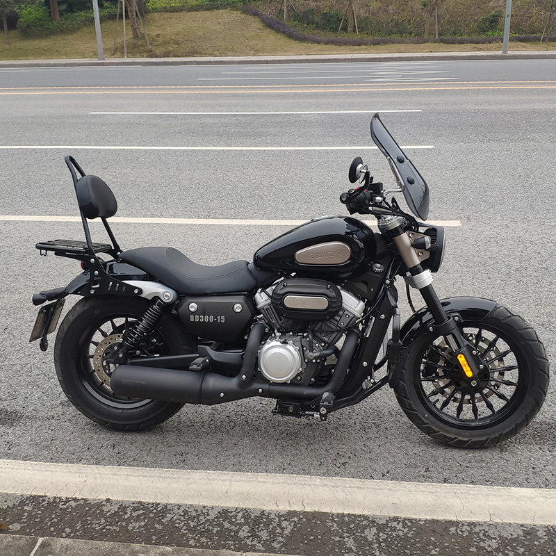 适用于奔达bd30015金吉拉改装挡风pc风挡玻璃摩托车尾箱