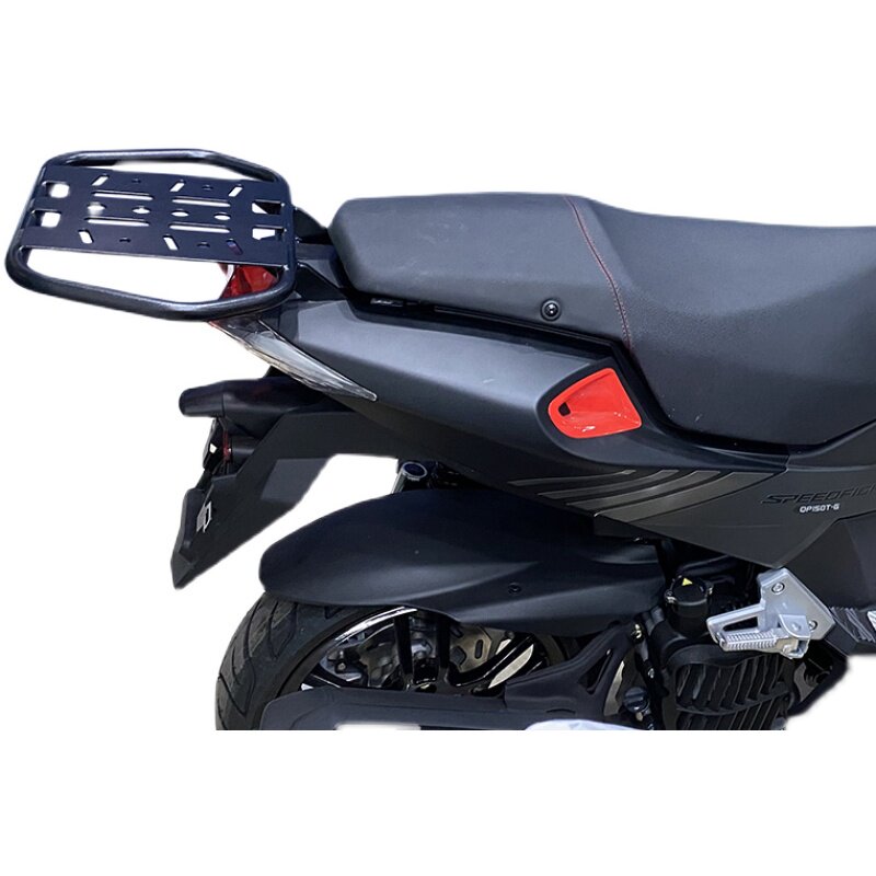 适用轻骑标致速战sf4150tg摩托车改装货架加强摩托车尾翼