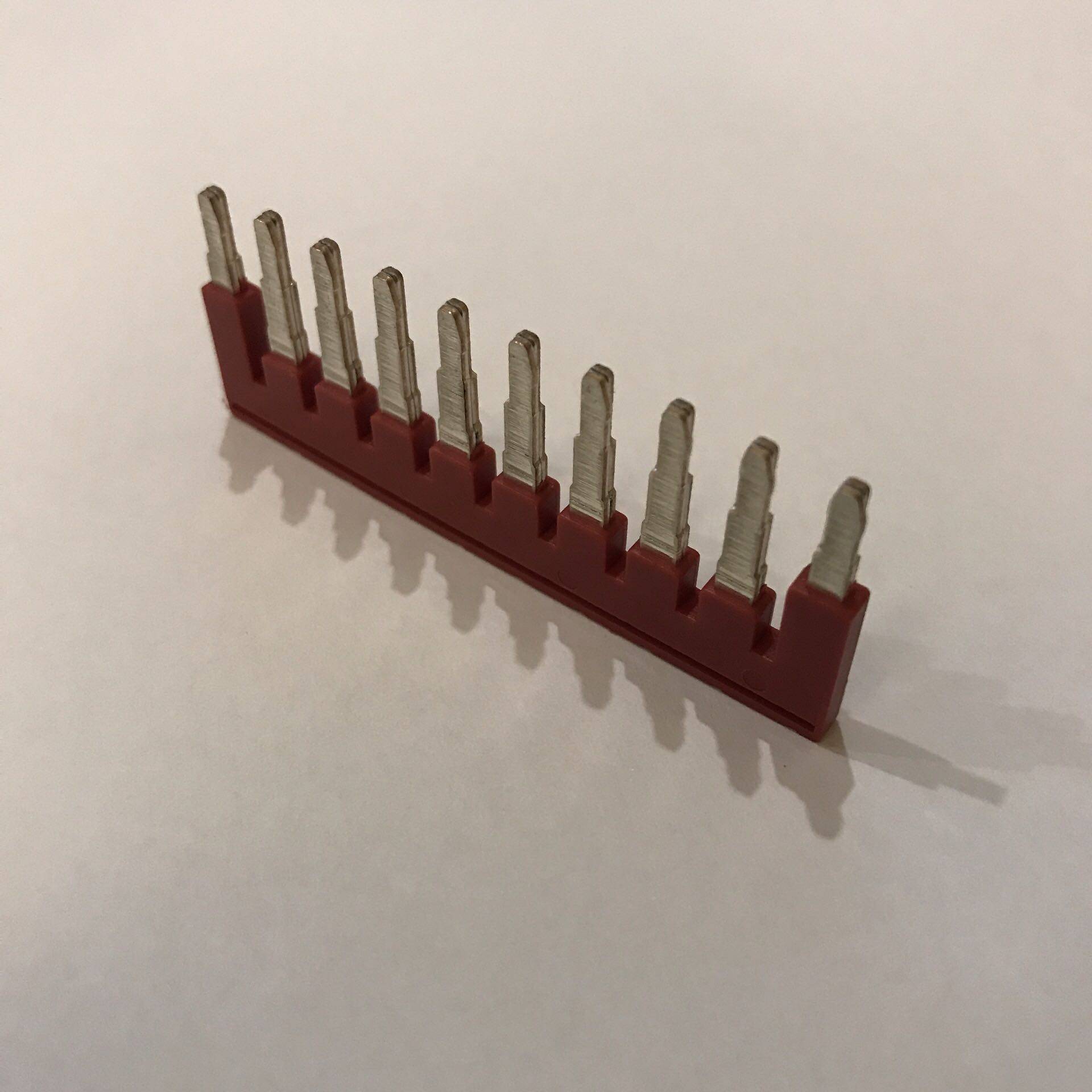 中心st弹簧接线端子纯铜短接条fbs106插件配套连接接线端子