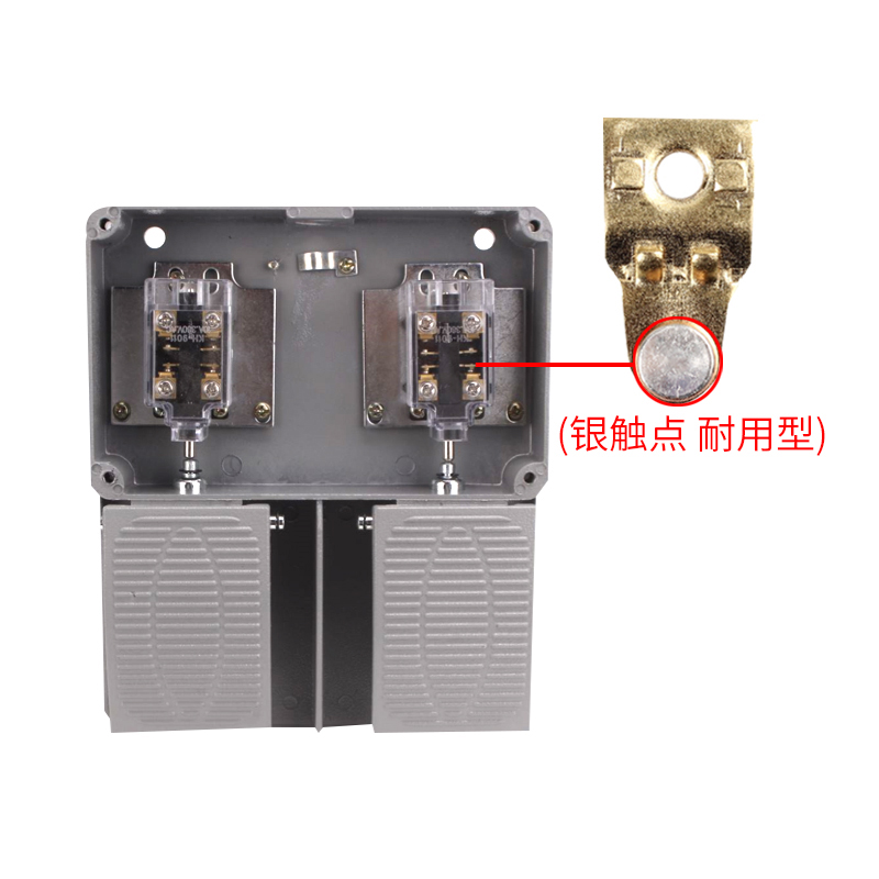 脚踏开关脚踩220v380v折弯机ydt1-18踏板双向复位脚踏