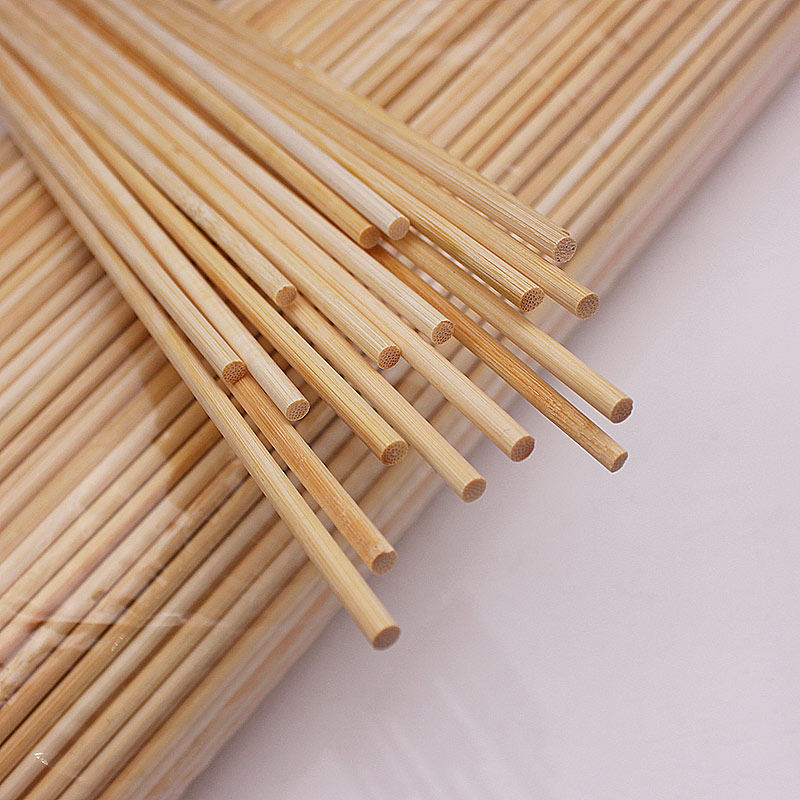 竹签40cm手工艺品白竹签光滑用光花束木签大串新疆竹签
