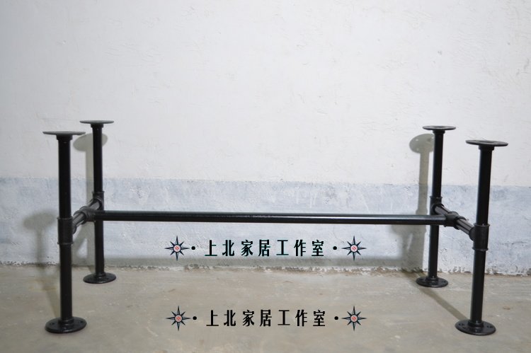 铁艺水管美式工业个性书桌办公室餐桌会议室组装茶几
