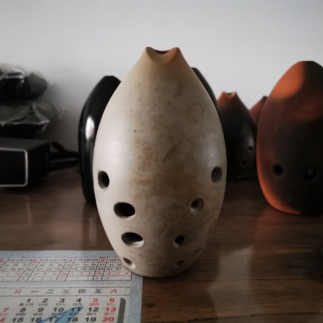 安邦橄榄梨埙十孔单腔梨埙柴烧窑手工定制浑厚埙