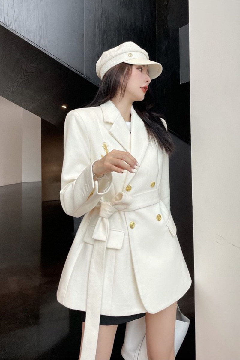 小香风高级白色西装外套女春2022新款爆款小个子西装