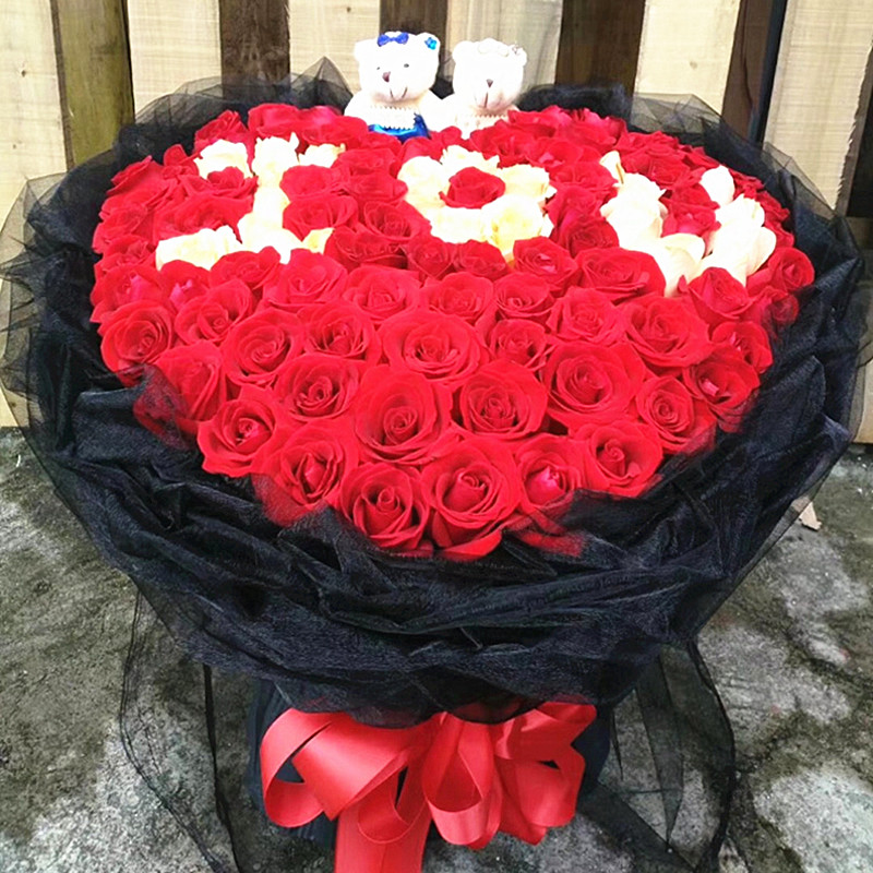 99朵玫瑰玫瑰花花束爱情爱人表白求婚生日鲜花速递鲜花速递同城