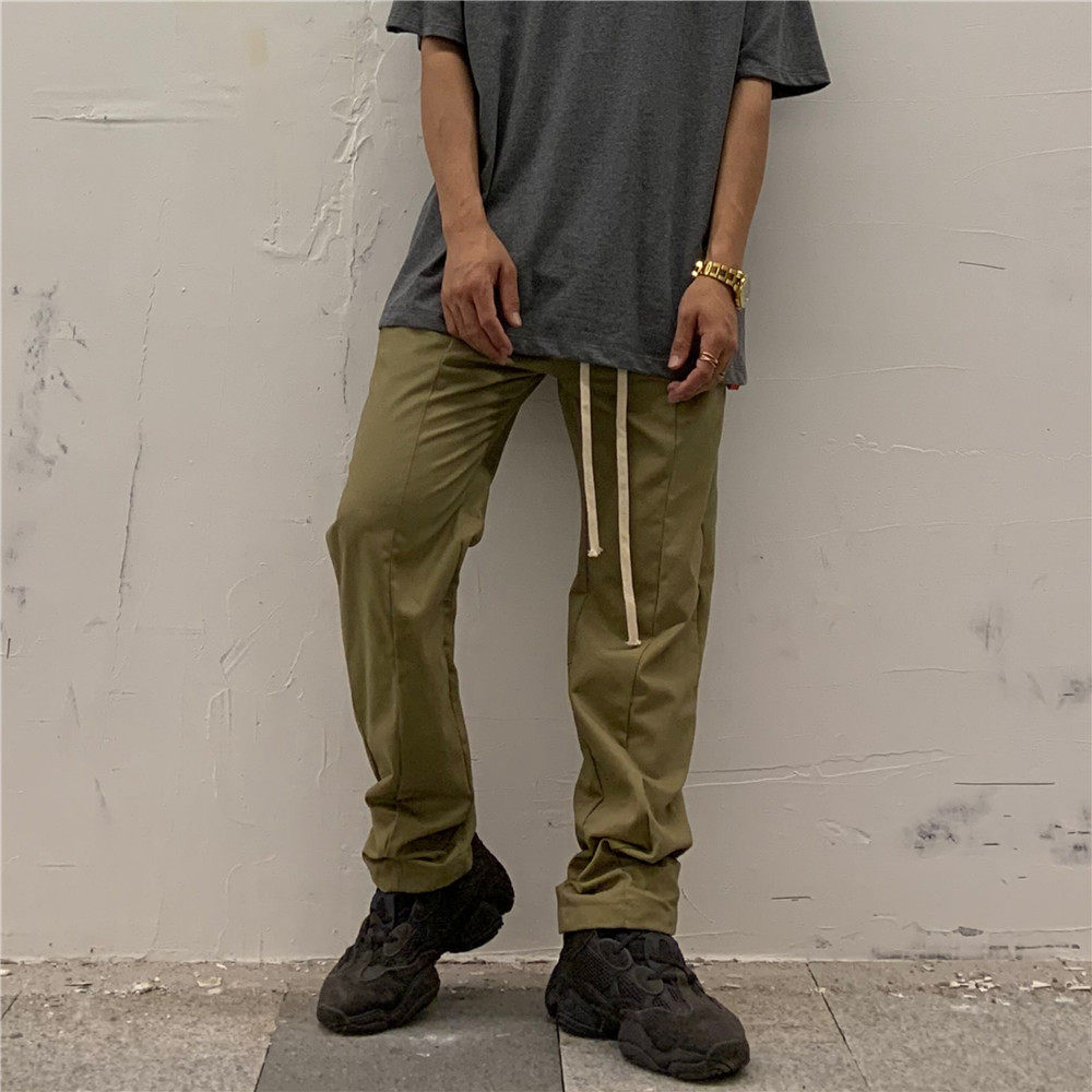 欧美fog第五季主理人卡其色老爹休闲长裤高街休闲裤