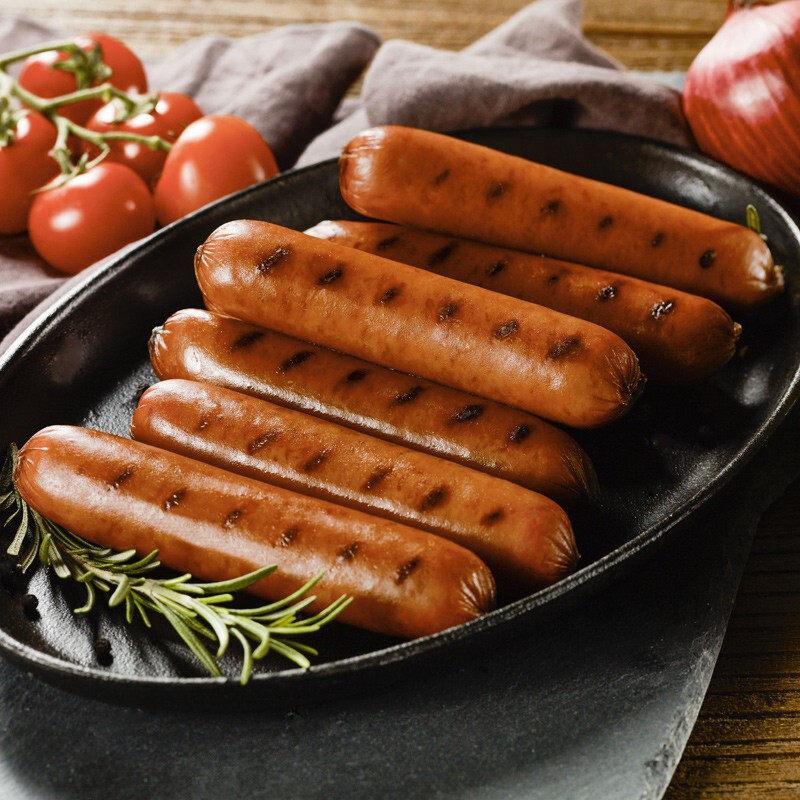 热狗帕家小镇香肠德式原味600g面包披萨手抓饼香肠