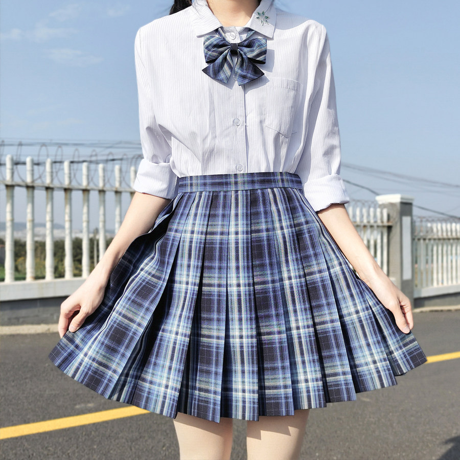 彩虹研究研究所所梦星河正统jk制服格子原创jk