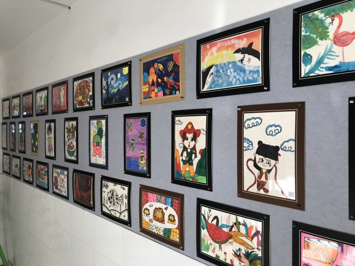 凹槽儿童画水彩画水彩证书奖状a3a44k卡纸装裱相框