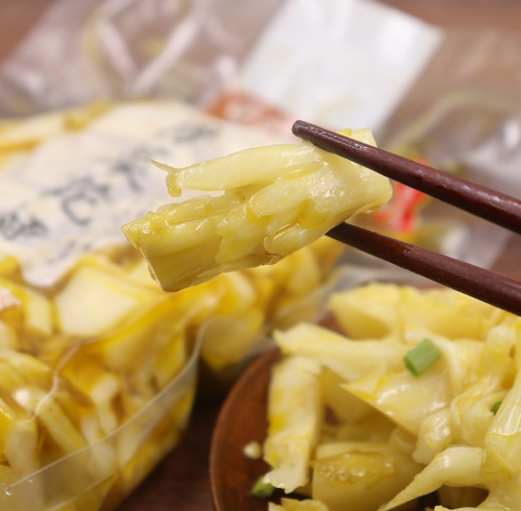 台州特产开胃菜花梗花菜菜梗鲜嫩爽脆腌制500g其它干货