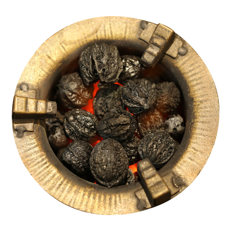 核桃炭家用煮水乌榄碳无烟味耐烧室内潮汕工夫茶炉起火配件陈韵堂