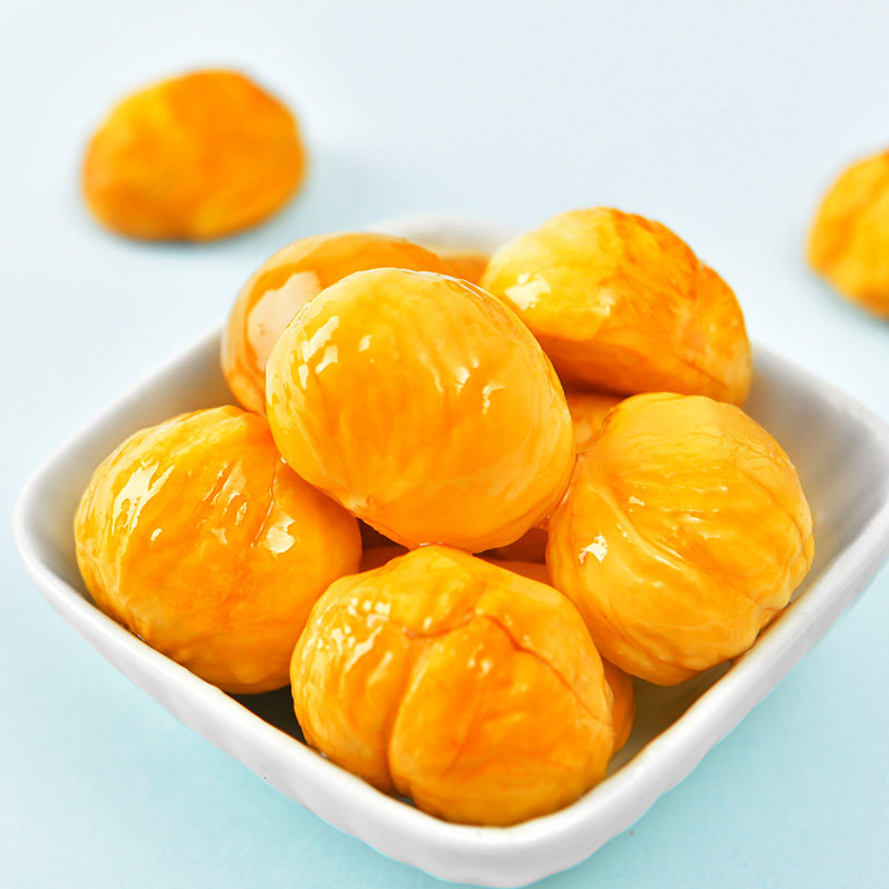 栗子仁熟板栗去壳去皮500g即食干果休闲零食即食板栗