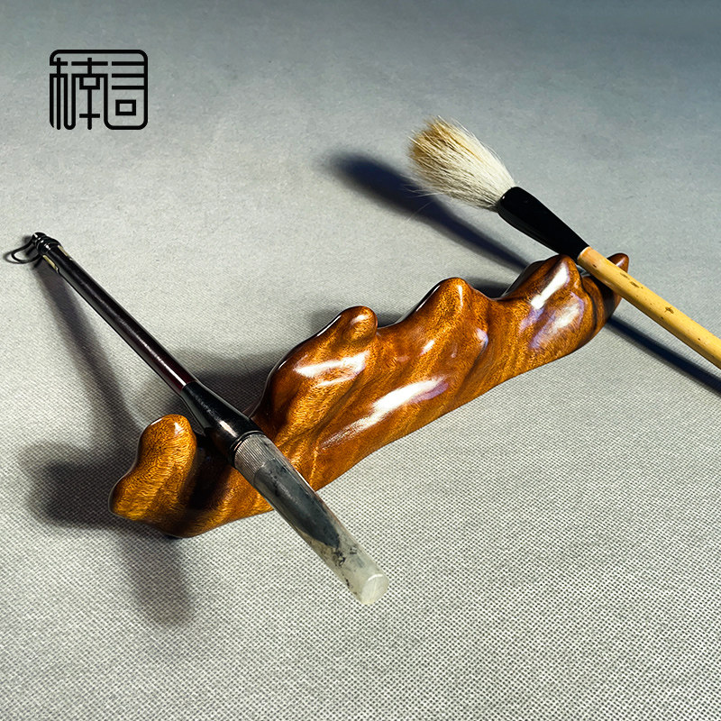 金丝笔架楠寻楠木随型四川小叶桢楠楠毛手工木雕