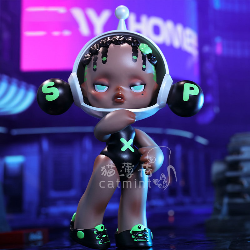 skullpandaxootd手办玩具创意礼物popmart泡泡玛特sp绿野大娃潮玩盲盒