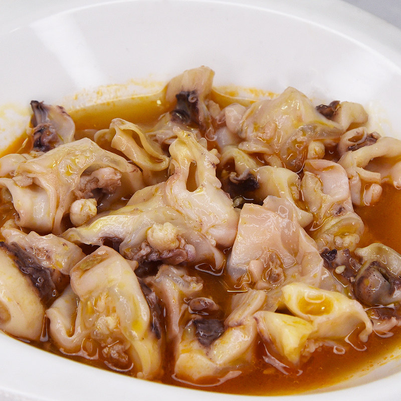 海鲜麻辣鱿鱼脖子脆骨威海特产即食罐装熟食冷冻鱿鱼