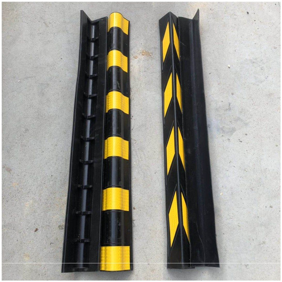 防撞护角橡胶80cm地下车库柱子直角1米停车场安全标志