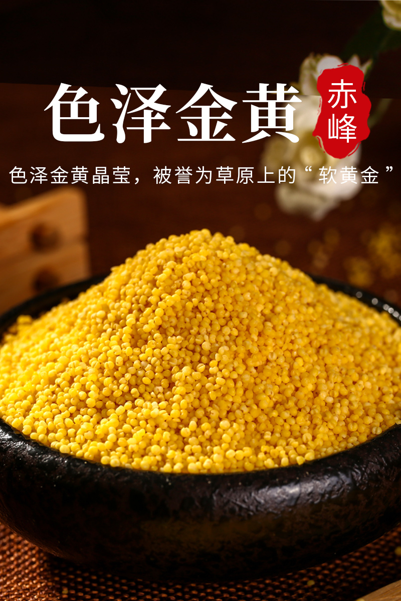 内蒙小黄五谷杂粮营养10斤新米2020东方金苗赤峰小米