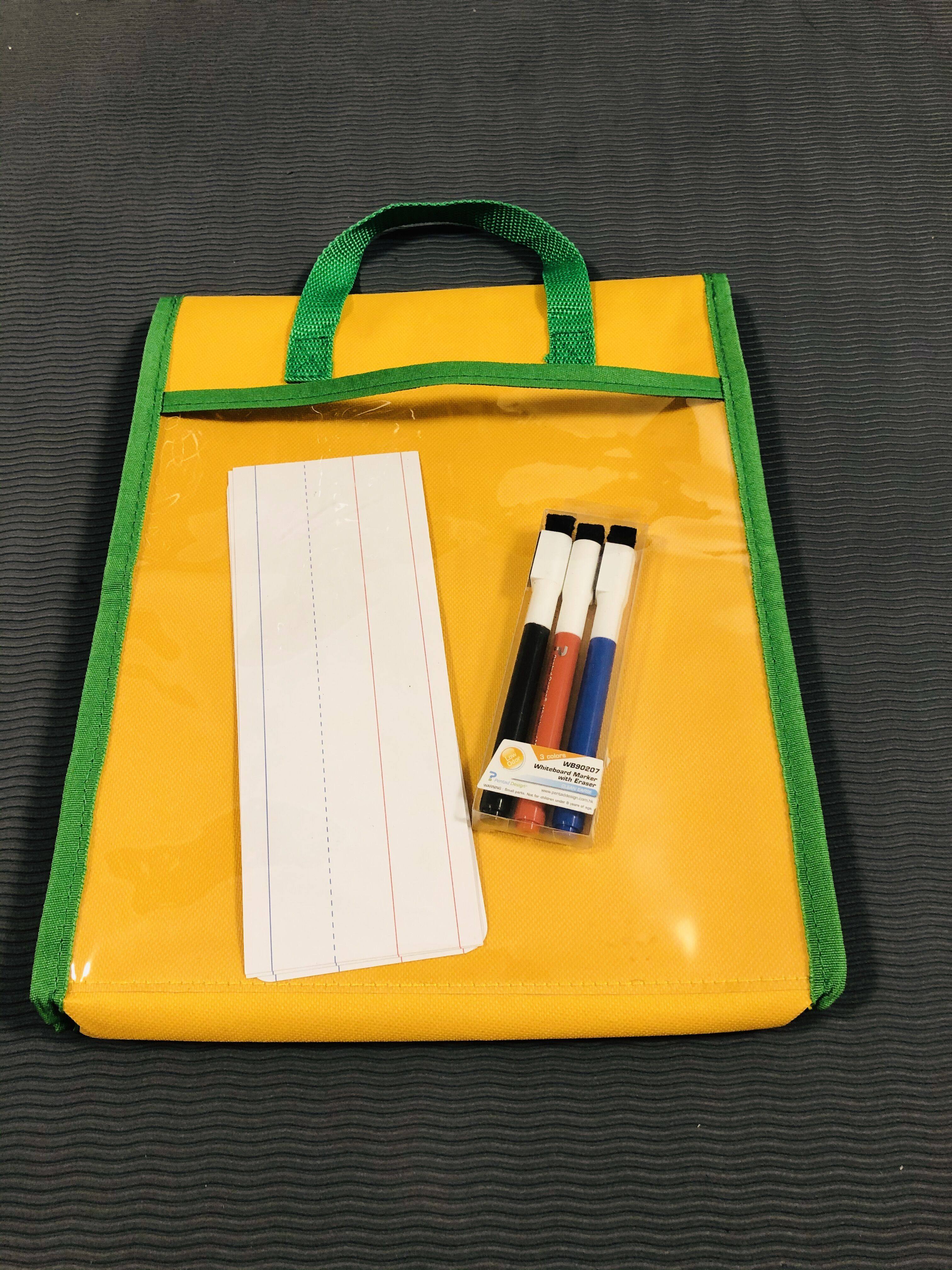 儿童手提书袋笔记本练习文具玩具收纳学校教具文件袋