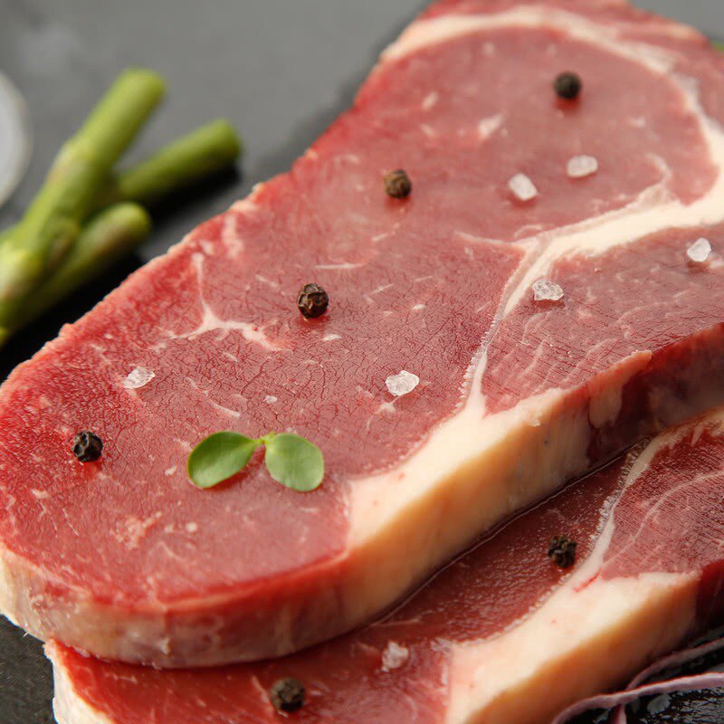 澳洲进口草饲安格格斯眼肉牛排1300g整原8片装牛排