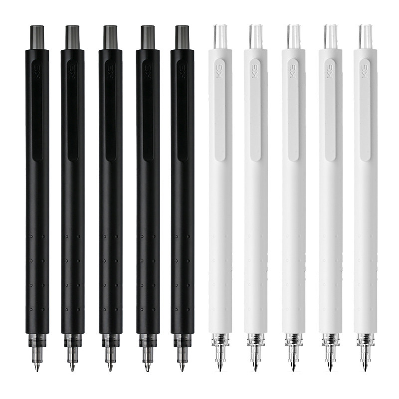 kacogreen办公不漏笔顺考试适合男女白领水笔菁点中性笔