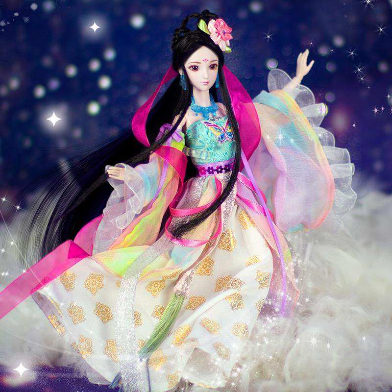 娃娃正版叶罗丽女孩仿真洋娃娃嫦娥仙子古装衣服娃娃