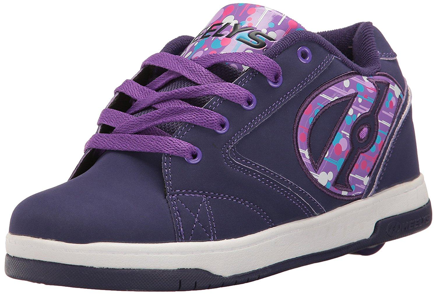 新款美国heelys暴走鞋女童 超轻透气中高帮轱辘滑轮溜溜鞋四季款