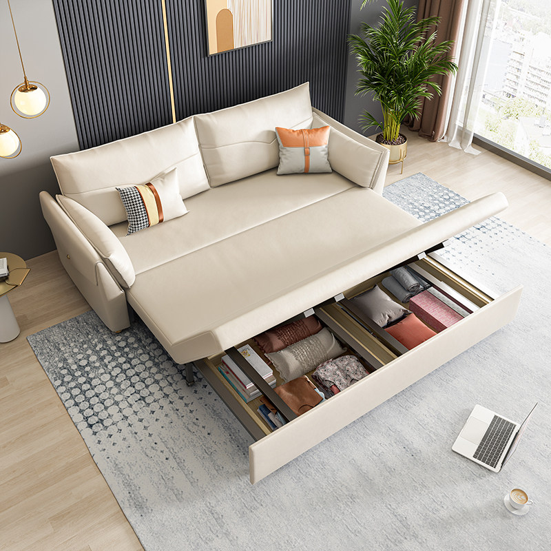 协和安沙发床家用可折叠坐卧两用双人储物客厅小户型多功能沙发床