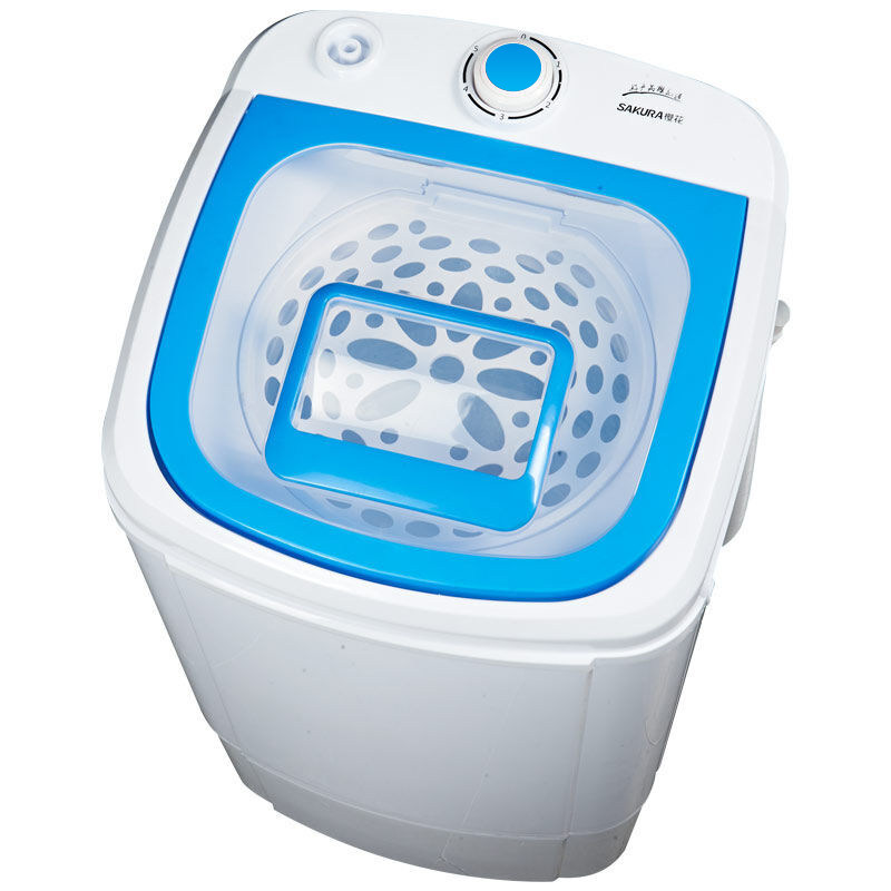 sakura/樱花9.8公斤脱水机 家用宿舍小型甩干机 单甩干桶脱水机