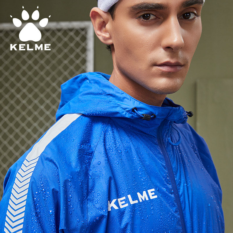 kelme卡尔美春秋秋季运动休闲防水防风足球训练夹克运动风衣