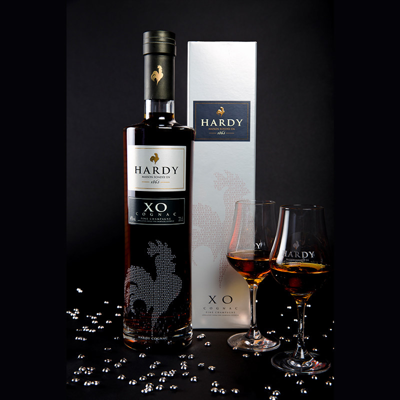 2019新品贺迪hardy法国原瓶进口洋酒xo干邑白兰地