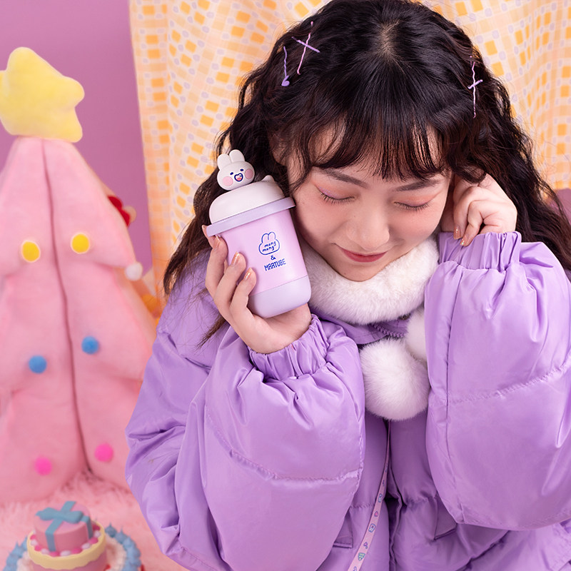 马克图布软萌奶茶暖手手宝女生充电小型二合一生日usb暖手宝